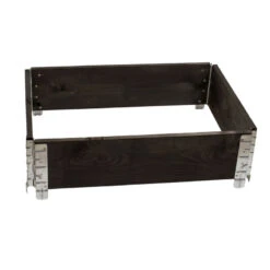 Odlingslåda Pallkrage, Svart 60x80cm