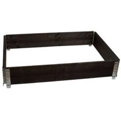 Odlingslåda Pallkrage, Svart 80x120cm