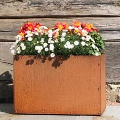 Kruka Corten Utan Botten 30x60x40 Cm -Hot Sale Wexthuset Store corten kruka 30x60x40 miljo