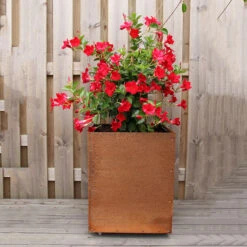 Kruka Corten Utan Botten 45x45x55 Cm