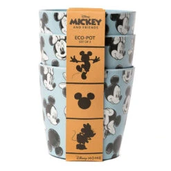 Eco Bambukruka 3-set Mickey, Blå -Hot Sale Wexthuset Store eco bambukruka 3 set mickey bla
