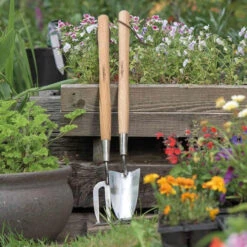 Planterspade Med Kort Skaft -Hot Sale Wexthuset Store kortskaftad rabattspade gaffel border hand trowel