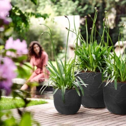 Elho Kruka Fuente Lily 30 Cm, Svart -Hot Sale Wexthuset Store kruka fuente lily svart