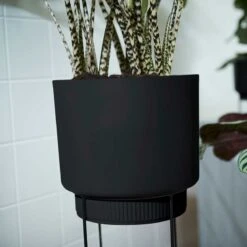 Elho Kruka Studio Med Ställning 30 Cm, Svart -Hot Sale Wexthuset Store kruka studio med stallning svart