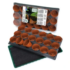 Krukbrätte Med 18 Krukor + Bevattningsmatta