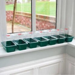 Minidrivhus Mini 7-pack, Grön