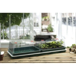 Minidrivhus Med Ställbar Termostat 100W -Hot Sale Wexthuset Store minivaxthus med tempererad undervarme