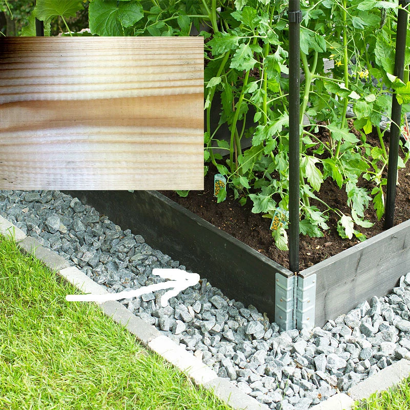 Odlingslåda Pallkrage, Natur 80x120cm 4 Odlingslåda Pallkrage, Natur 80x120cm - Image 2