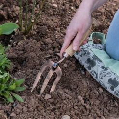 Plantergaffel, Mickey & Minnie, Kopparfinish