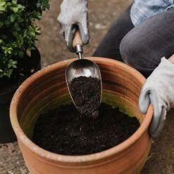 Jordskopa, Hand Potting Scoop -Hot Sale Wexthuset Store plantering med jordskopa i utekruka