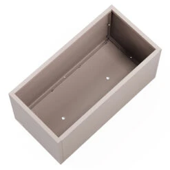 Odlingslåda, Upphöjd 100x50, Taupe -Hot Sale Wexthuset Store planteringskarl metal planter 50 taupe ovanifran