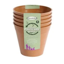 Bambukruka 15 Cm Terrakotta, 5-pack