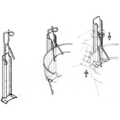 Krukhängare, 5-pack -Hot Sale Wexthuset Store pothanger hangare skiss