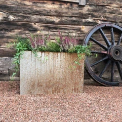 Kruka Corten Med Botten 30x60x40 Cm -Hot Sale Wexthuset Store utekruka corten rost 30x60x40 vid husvagg