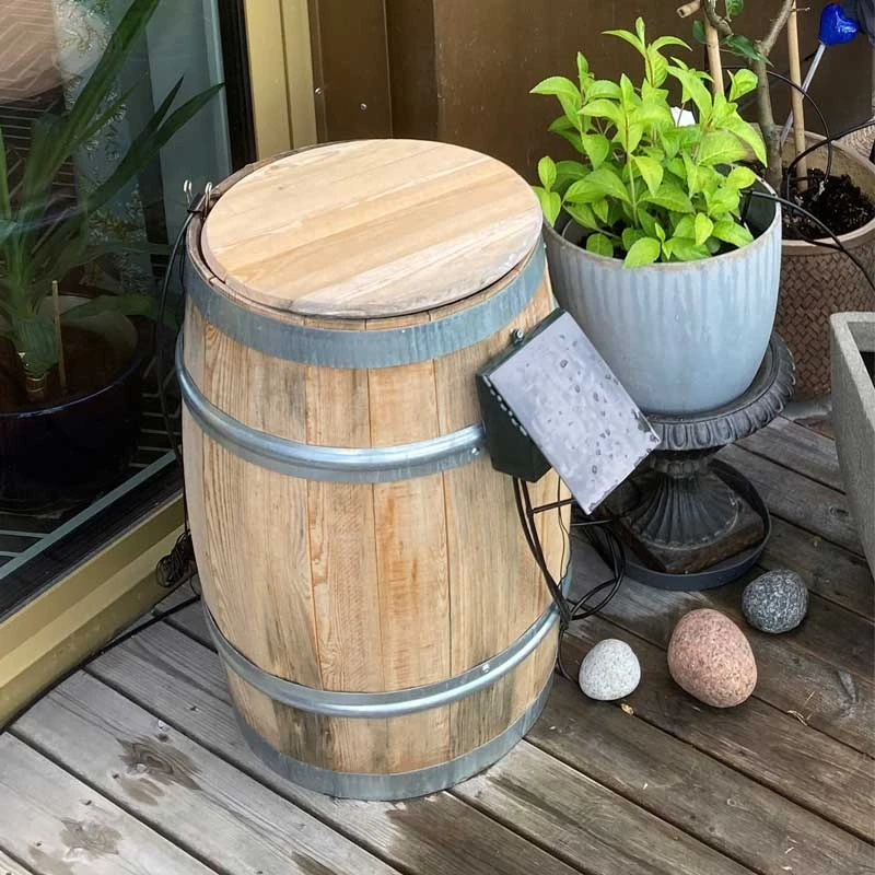 Vattentunna I Trä Med Lock, 60 L 4 Vattentunna I Trä Med Lock, 60 L - Image 2