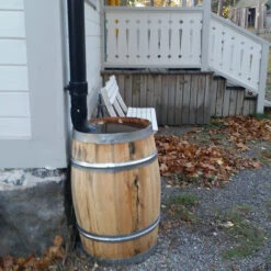 Vattentunna I Trä, 115 L -Hot Sale Wexthuset Store vattentunna i furu naturligt aldrad 2